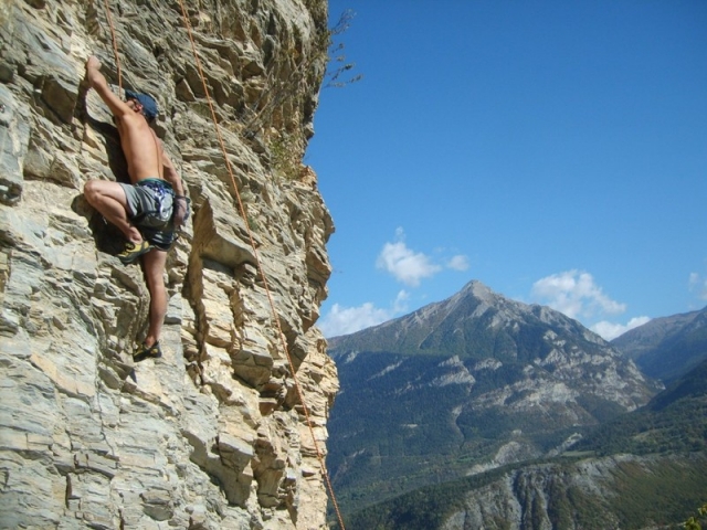 Miglioramento nell'arrampicata su roccia 
